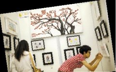 自闭症孩子美术作品展 不一样的星星世界